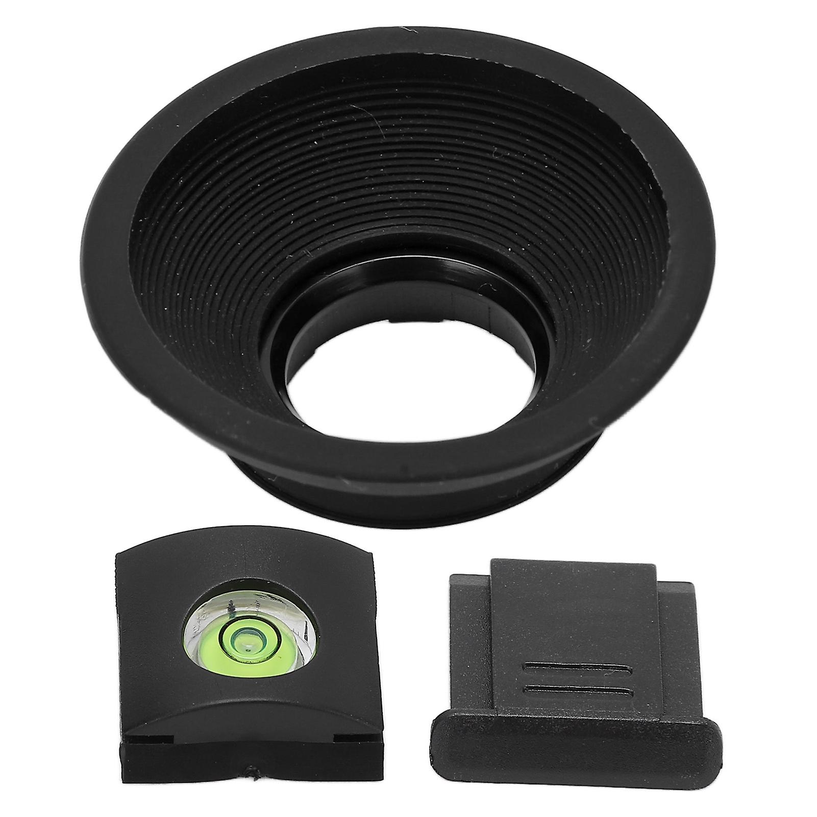 Camera Eyecup Eyepiece Viewfinder Protector Replacement for Nikon D700 with Camera Hot Shoe Level and Cover
