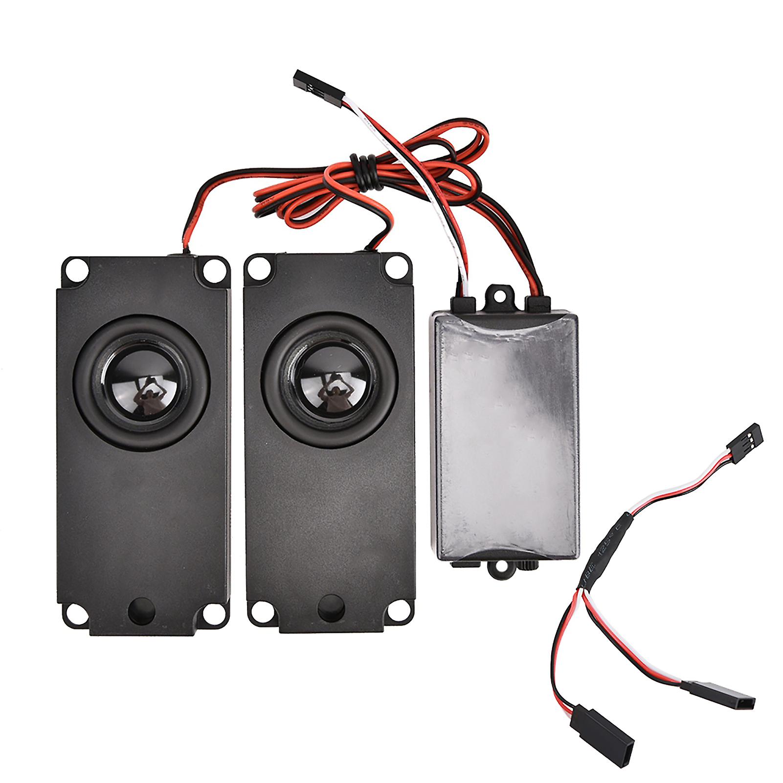 Throttle Linkage Group 2 Speakers Engine Sound Simulator for 1/10 RC Model Car