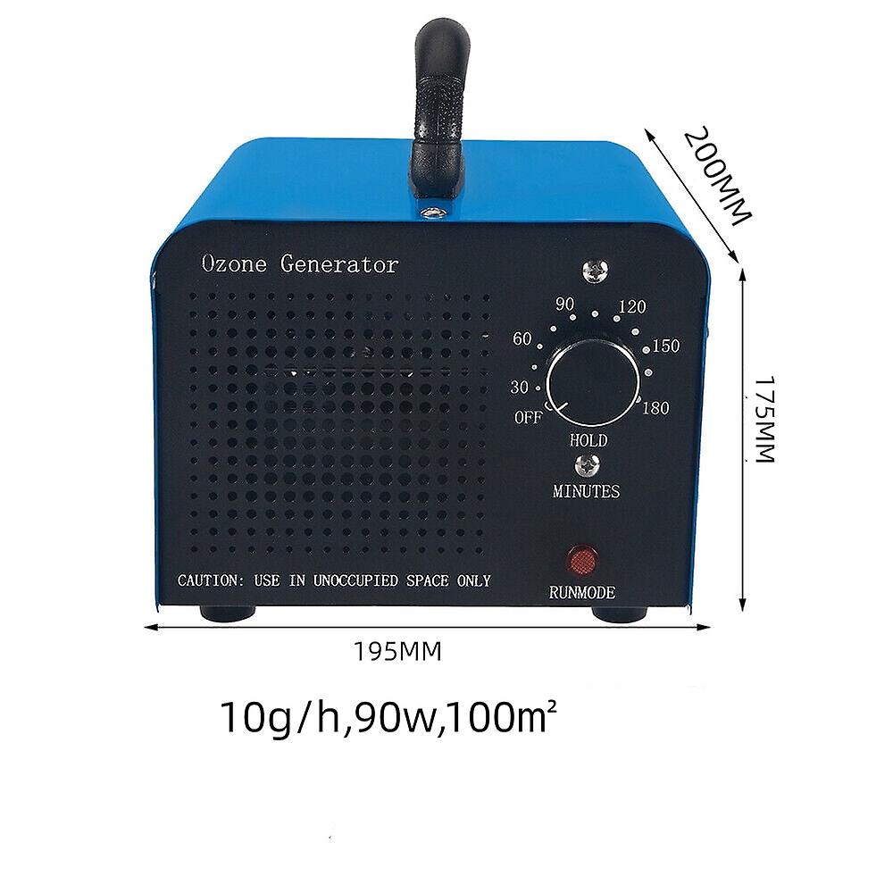 Generator ozonu, usuwanie zapachów z domowej i komercyjnej maszyny ozonowej, idealny do samochodu, domu, dymu, zwierząt domowych itp (niebieski)