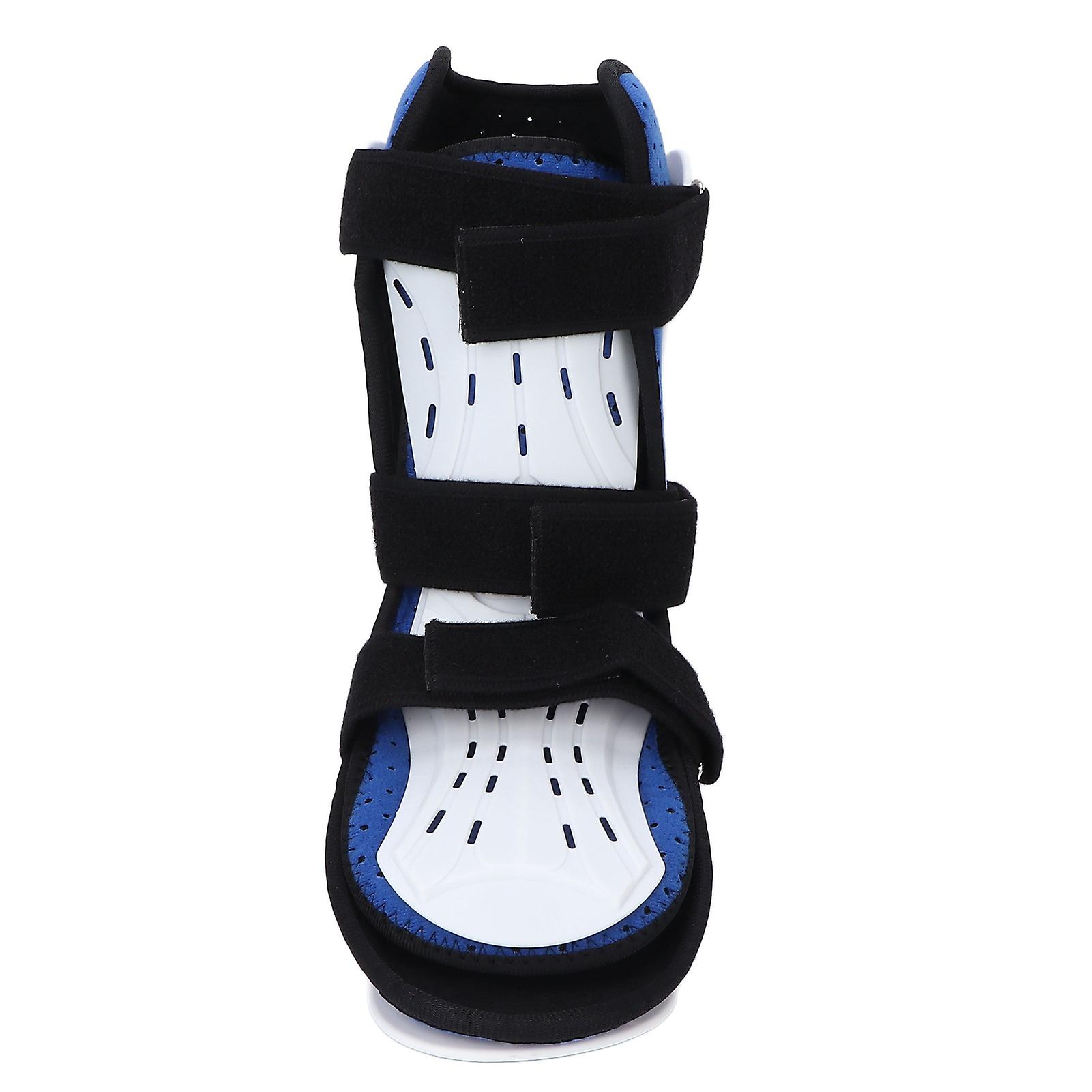 Frakturstiefel Short Knöchel Fuß Drop AFO Orthese Orthese Schiene mit vorderer Schutzplatte für Knöchel-Fuß-Verletzungen Verstauchung gebrochenRechter Fuß M