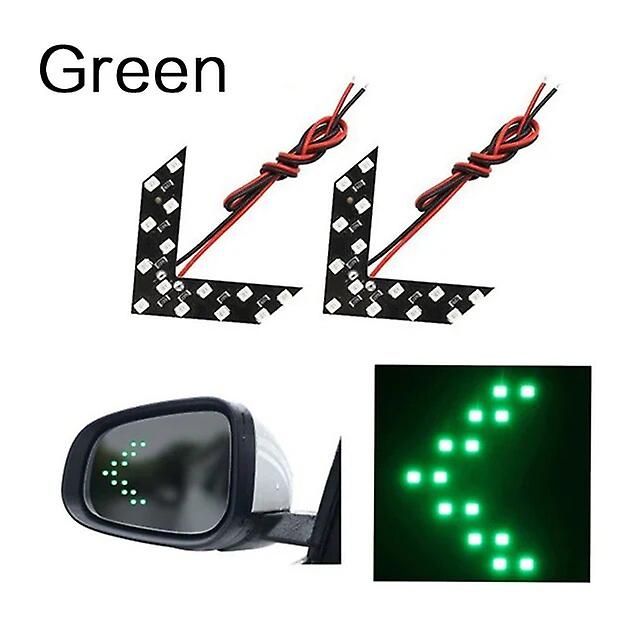 STONEGO Car Rear View Mirror LED Arrow Panel Turn Signal Indicator Light