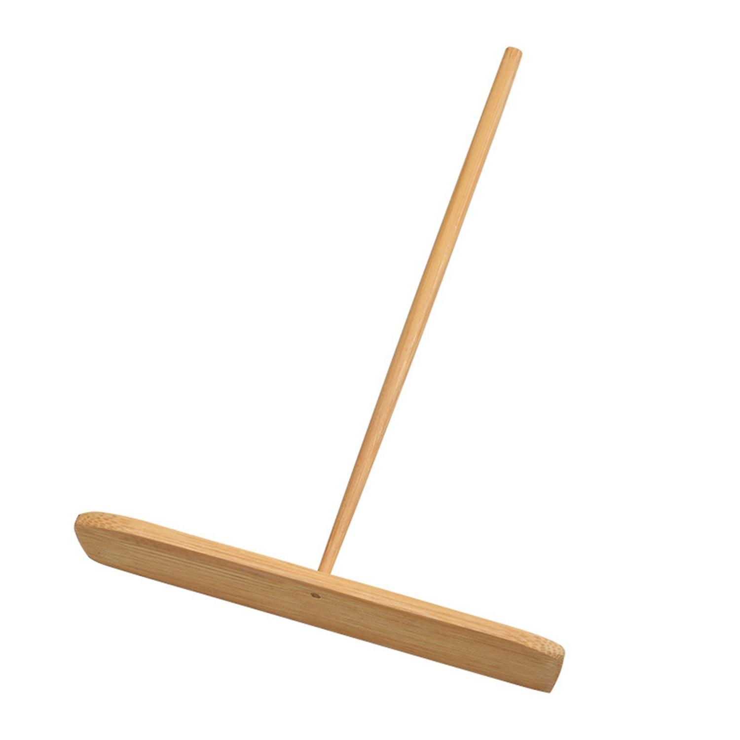 1/1 Set Crepe Spreader Heat-resistant Burr-free Non-stick Time-saving Scratch Resistant Bamboo