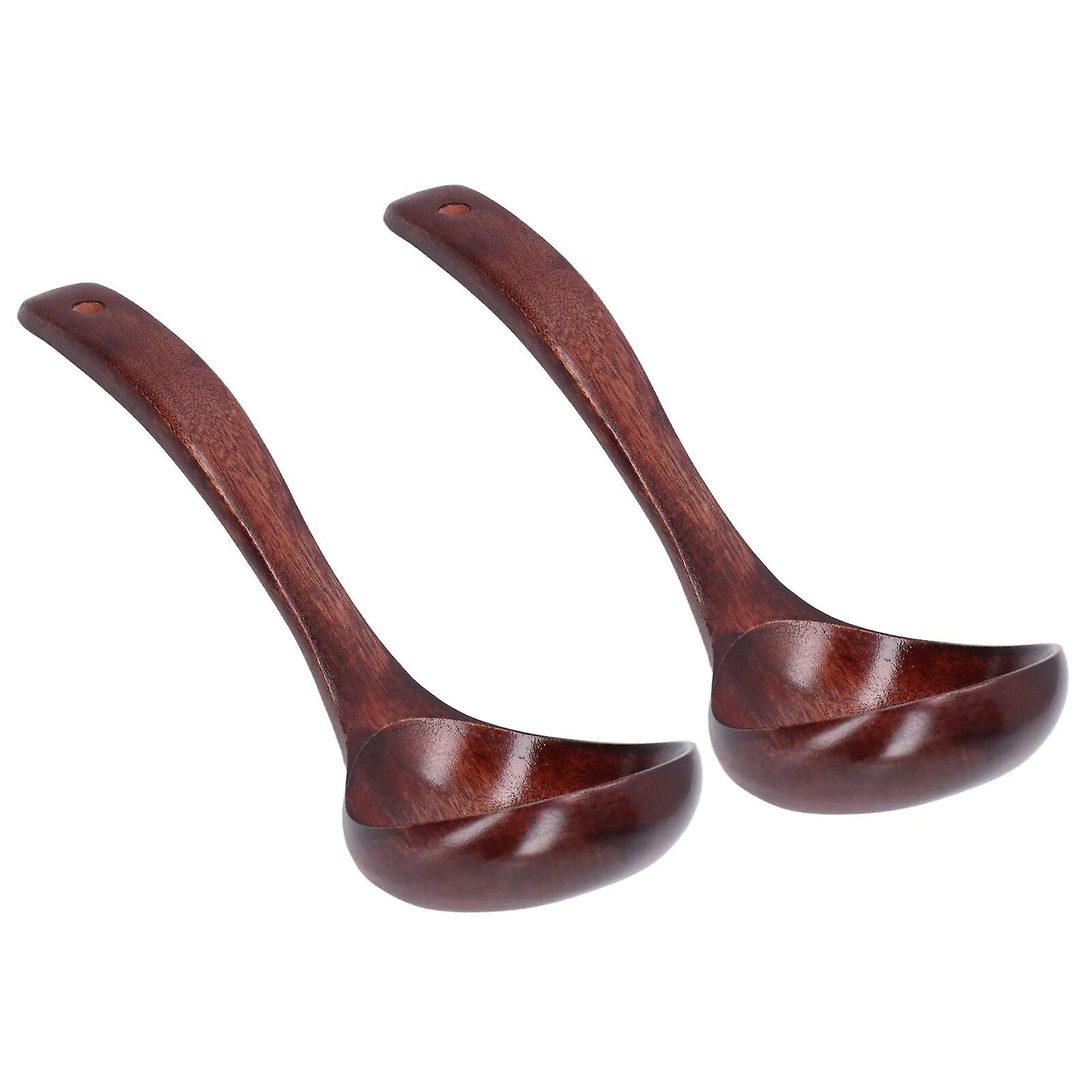 Wooden ladle spoon camphor wood for cooking~8292