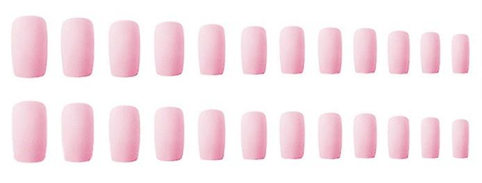 Puntas de uñas falsas Arte artificial falso DIY Finger Cover Long Flat Head Frosted Matte Reutilizable Finished