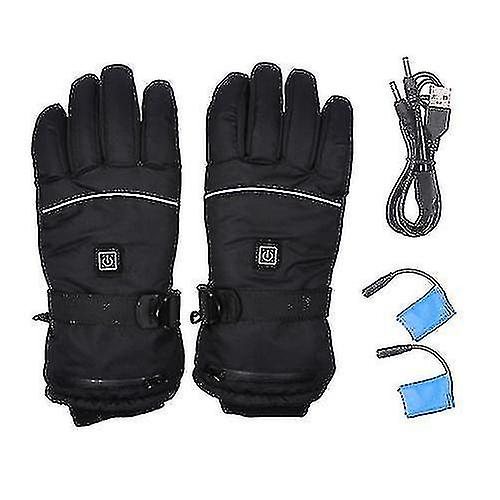 Rechargeable Heated Gloves Waterproof Gloves Insulated Mitts Auto Regulate Electric Warm Heated Glov