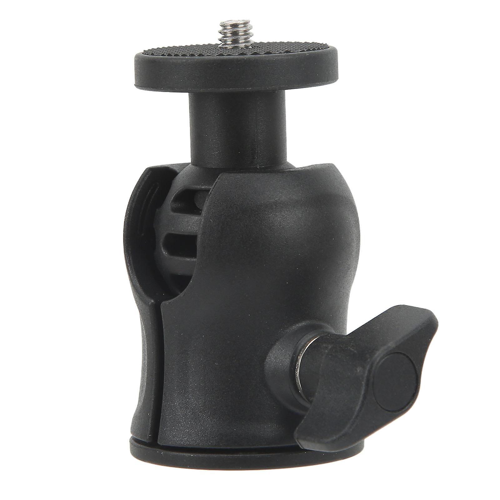 Rotatable Tripod Head 360 Degrees Strong ABS U Shaped Groove 1/4in Screw Hole Mini Ball Head Adapter for Tripod