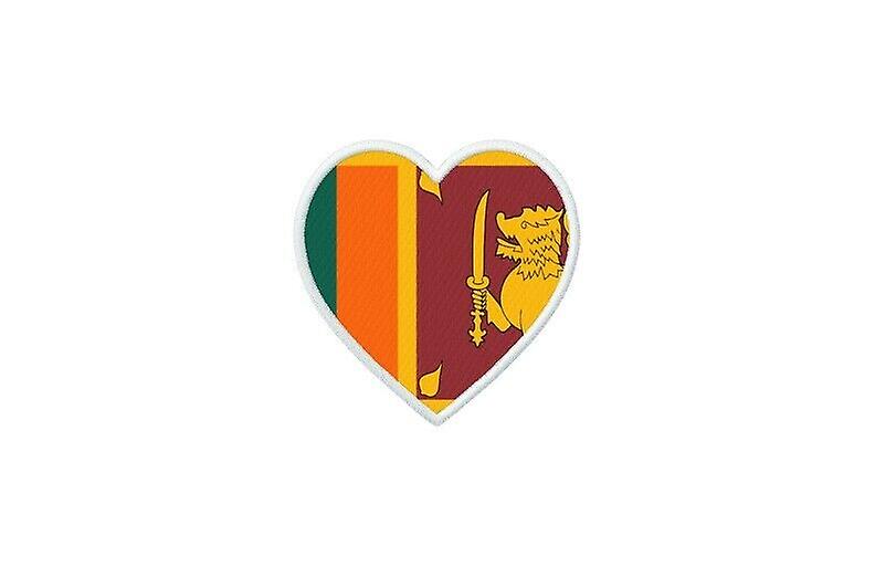 Patch badge ecusson prints thermocollant flag cl sri lanka