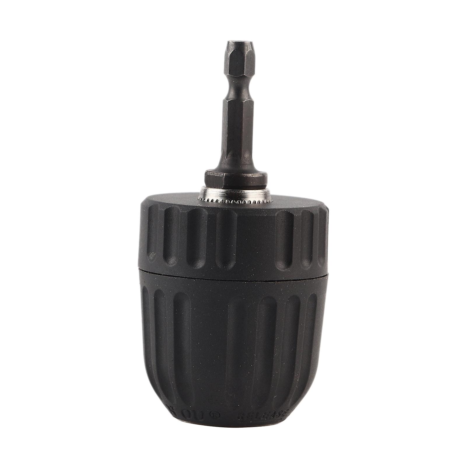 3/824UNF 0.810MM Keyless Drill Bit Chuck Clip w  1/4'' Hex Shank Rod Adapter W