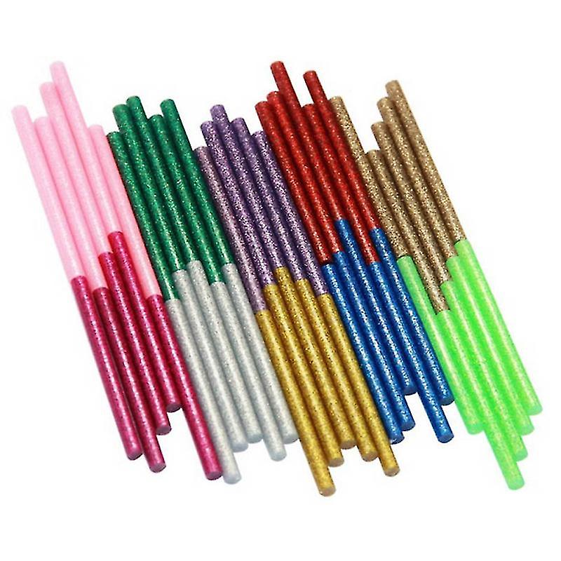 100pcs Glitter Glue Sticks