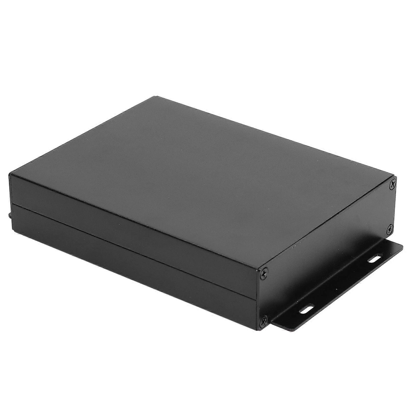 Aluminium Electric Box Split Type 33x114x150mm Matte Black