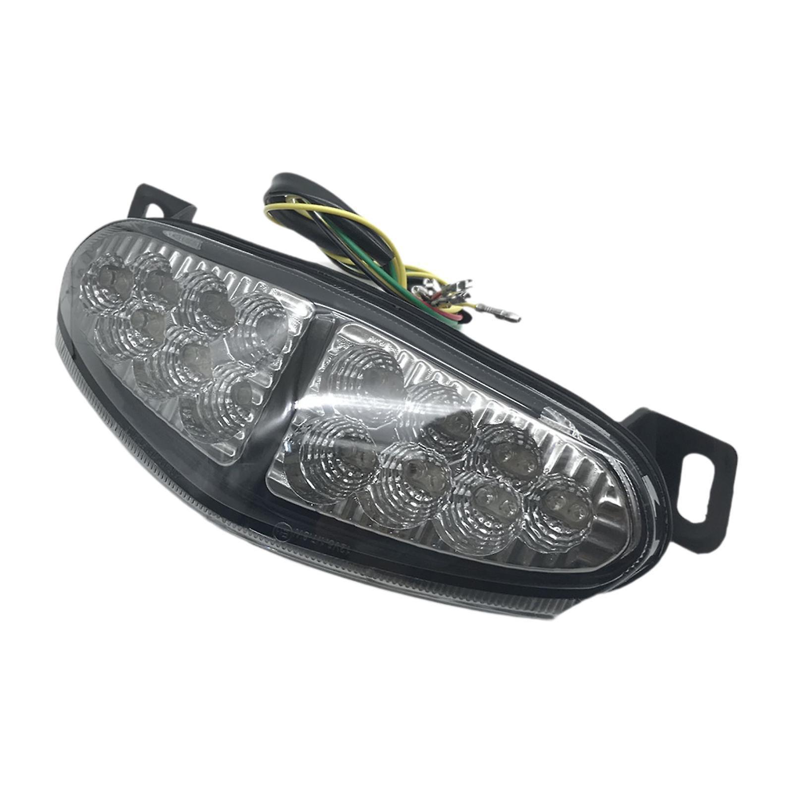 Motorcycle Tail Light Assembly Turn Signal Light for Kawasaki 2011 2010 Black Shell