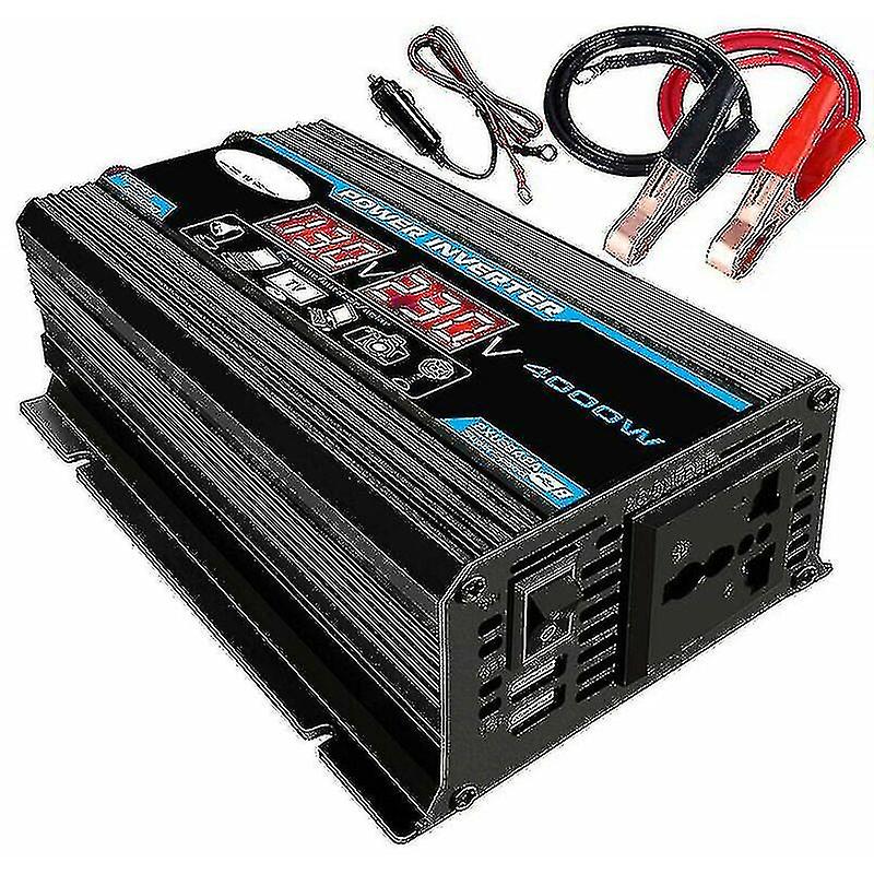 for 12v 220v Reiner Sinus-wechselrichter 4000w Reiner Sinus-wechselrichter-transformator mit Fernbedienung und zwei wechselstromsteckdosen fr Wohnmob
