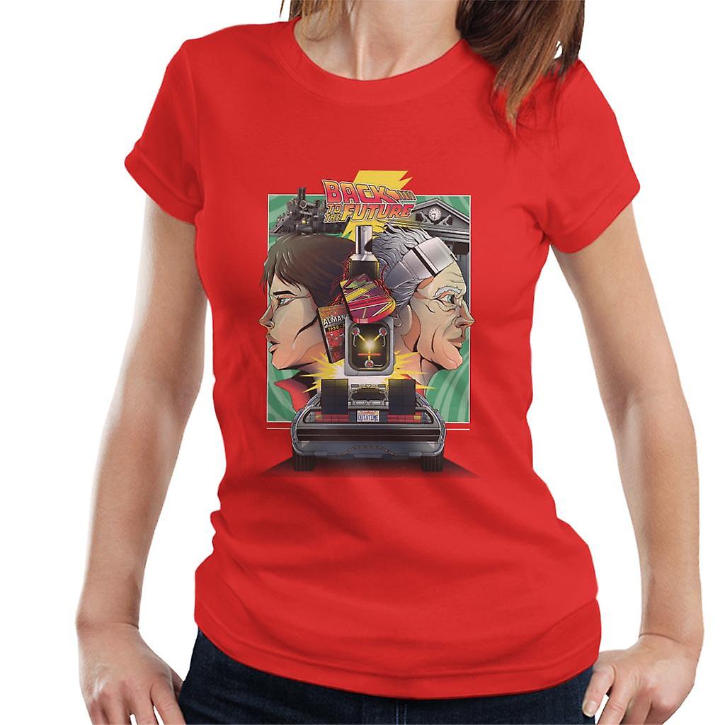 Back to the Future Doc Vs Marty Women's T-Shirt