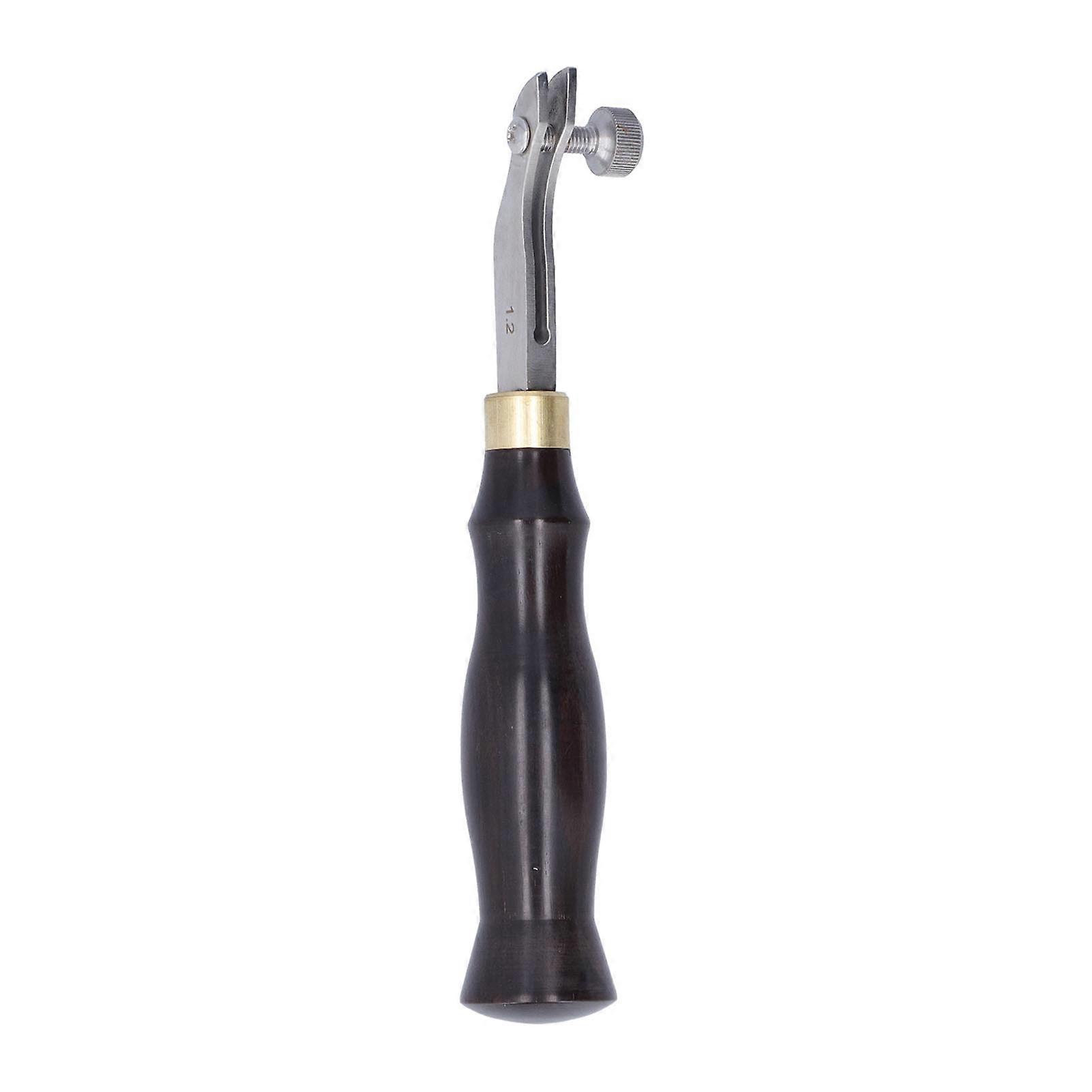 Steel Edge Creaser Comfortable Easy Hold Ergonomic Durable Exquisitely Made Adjustable Edge Creaser 1.2mm