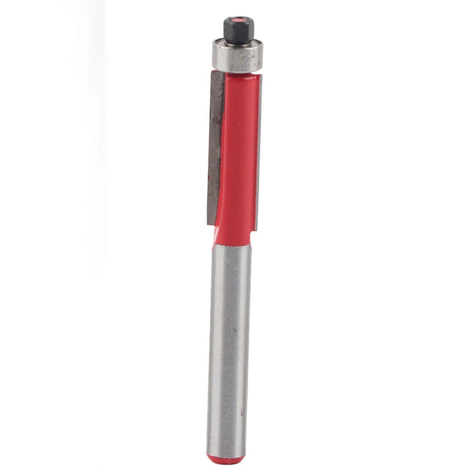 1x 1/4'' Straight Shank Router Bits Bearing Flush Trim Bit 6/8/10/12mm