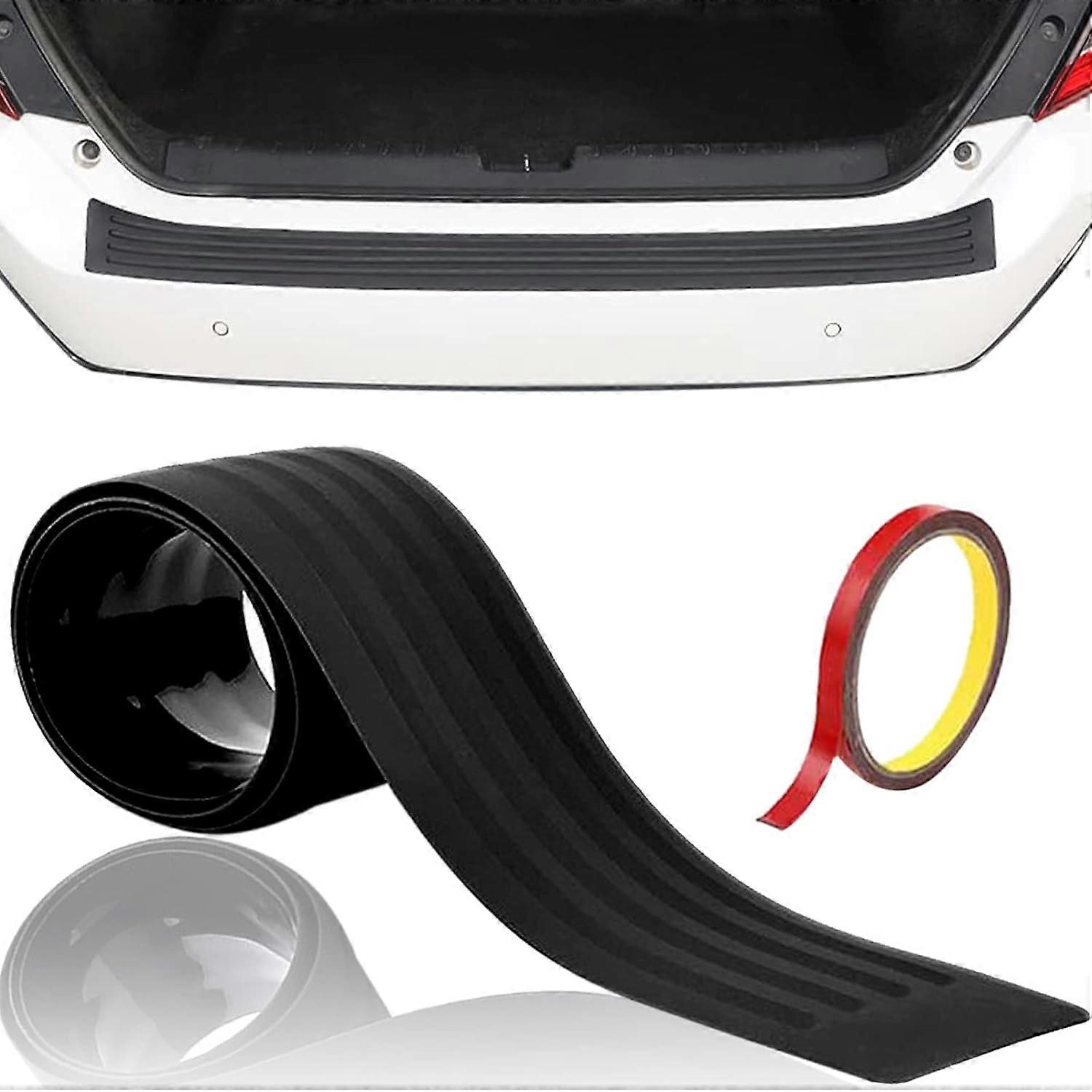 Protecteur Pare-Chocs Arrire, Protecteur Pare-Chocs Arrire Protecteur Universel en Caoutchouc Noir Durable Protger et Masquer Les Rayures, Protecteurs