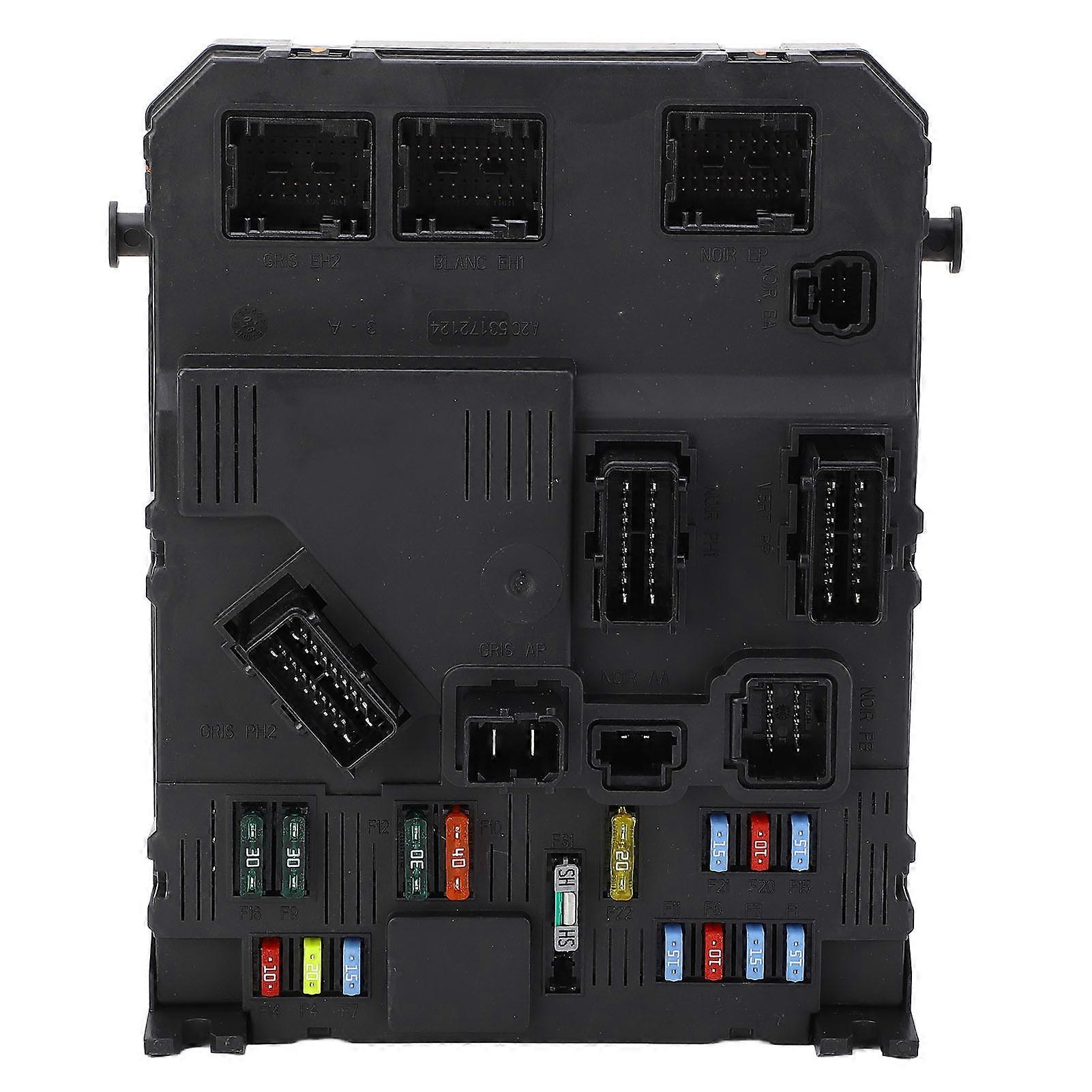 Engine Fuse Box 9657999780 Circuit Protection Engine Control Unit Fuse Box Module Replacement for Peugeot 206 207 NO.6451
