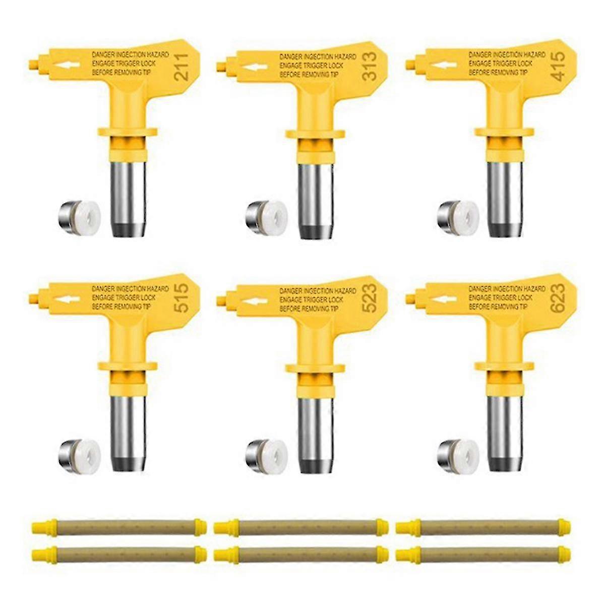 Airless Paint Nozzles And Filters Set Spraying Machine Tips Airless Paint Sprayer Nozzle Filter Spr