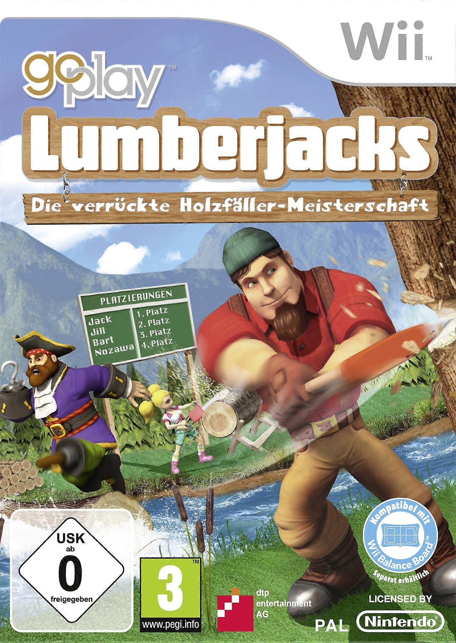 Lumberjacks-verrckte Holzfller-Meisterschaft (Wii) - نظام PAL - جديد ومختوم