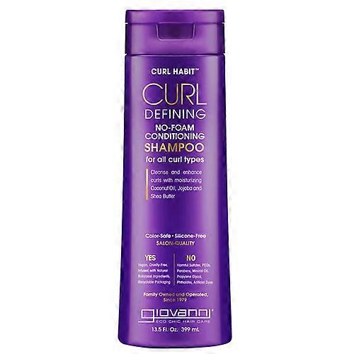 Giovanni Cosmetics Curl Habit Curl Defining No Foam Conditioning Shampoo, 13.5 Oz