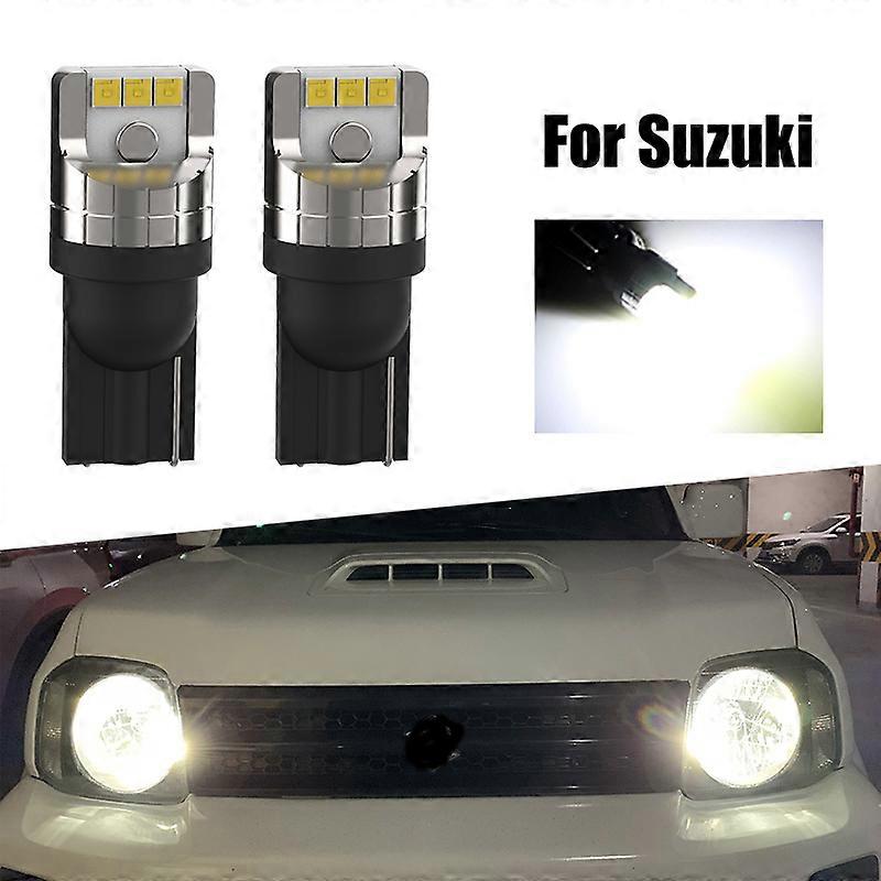 2T10 W5W LED Clearance Side Marker Lights Bulbs No Error For Suzuki Kizashi Liana Swift SX4 S-Cross Wagon R Samurai XL7 Splash