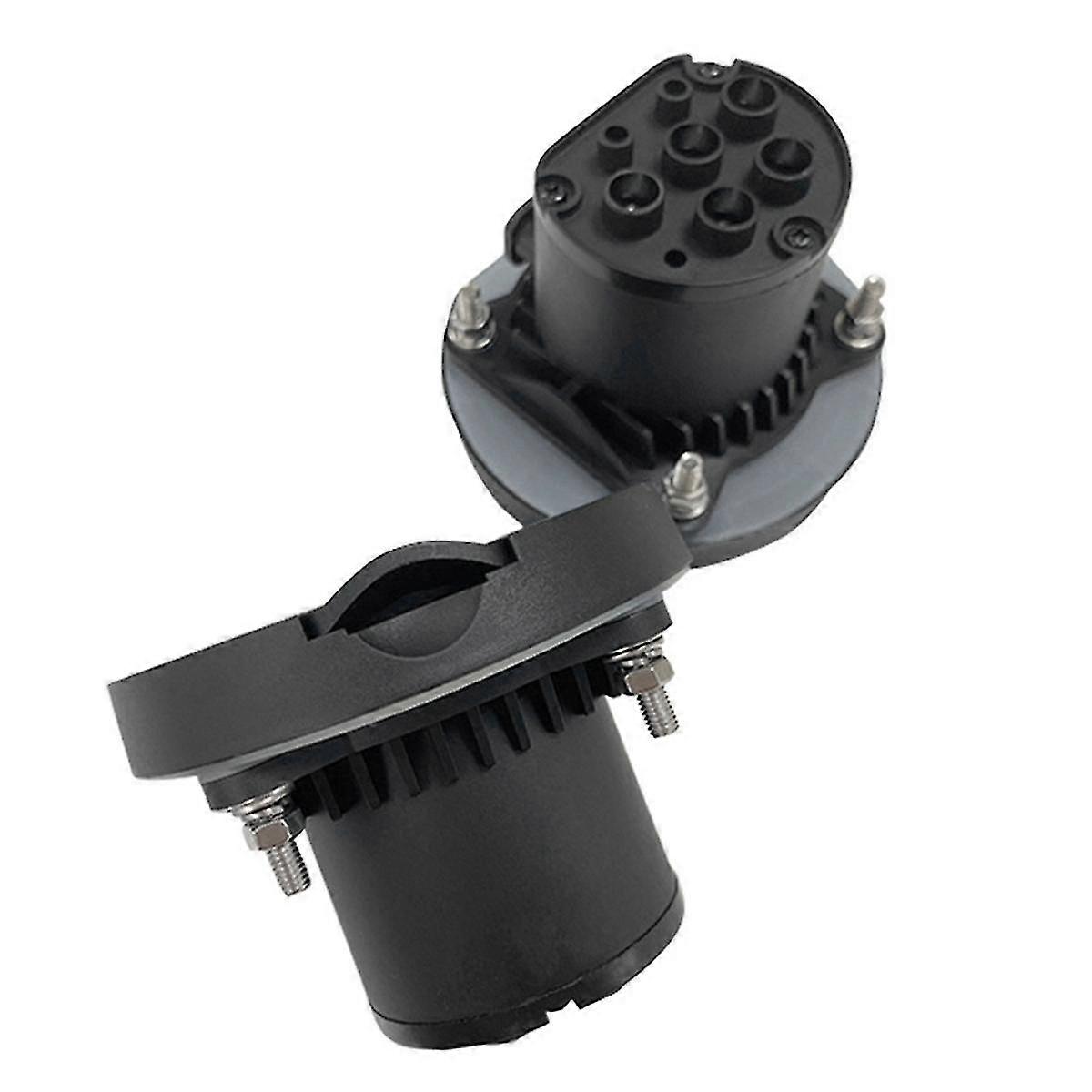 EV Charging Socket Outlet Type 2 Socket Connector 4 Point Fixed European Standard IEC 62196-2 32A 3 Phase AC-Yvan