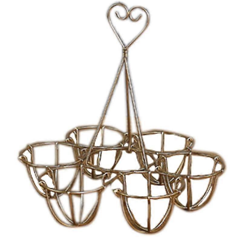 6-Hole Portable Egg Rack Kitchen Egg Storage Self-Service Restaurant Egg Rack B