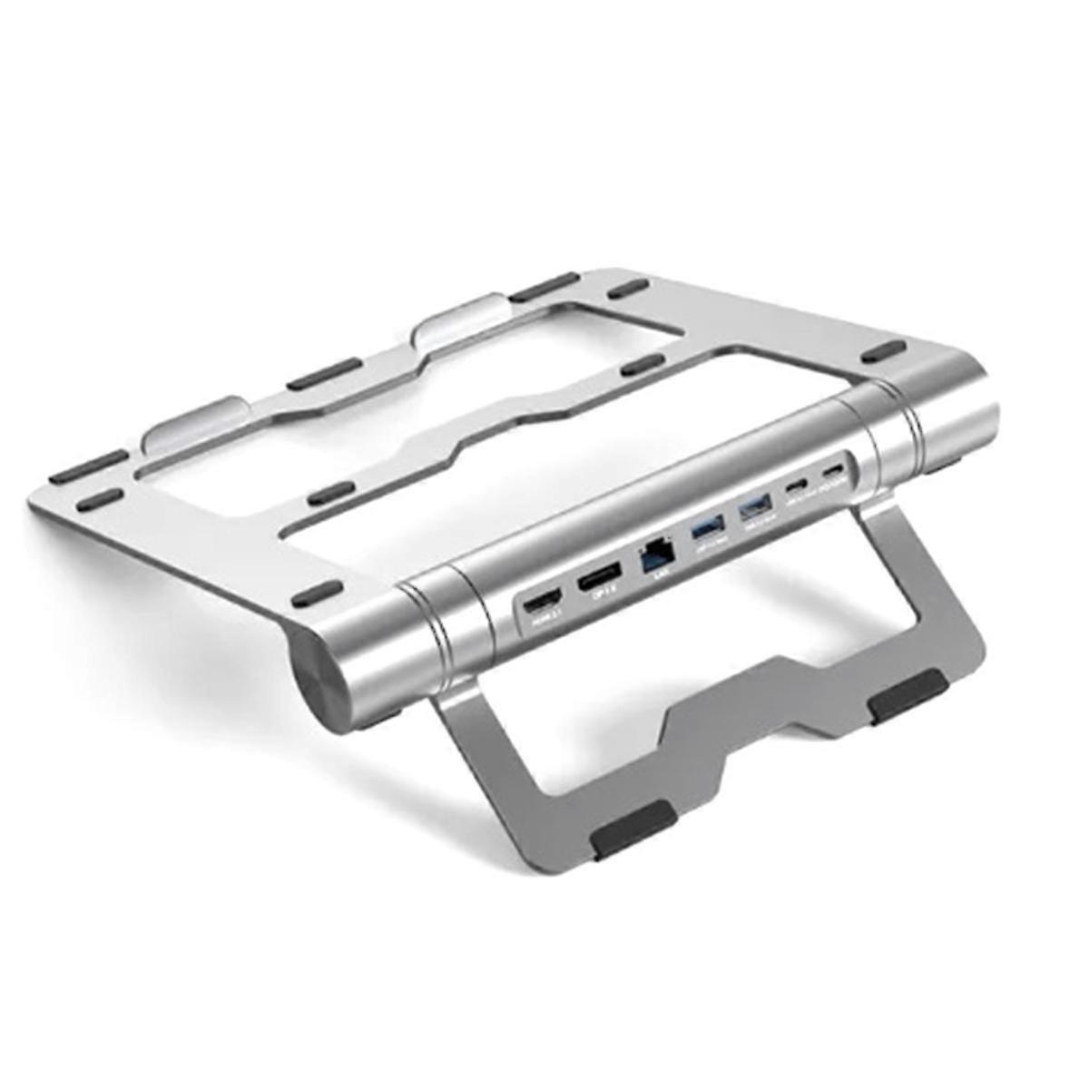 Type-C-dockingstation af aluminiumslegering 7-i-1-hub USB3.1 10 Gbps Dataoverførsel HDMI4K Ethernet PD