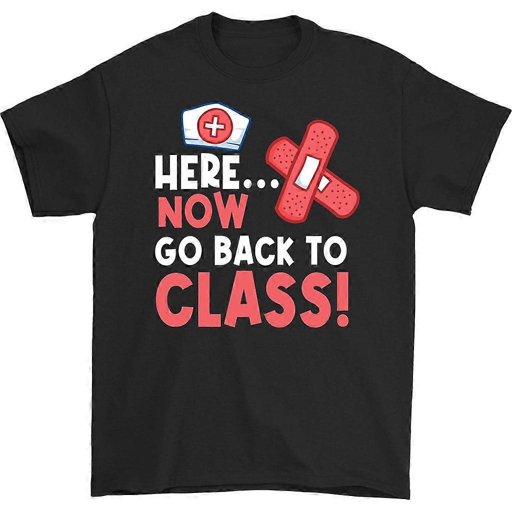 Camiseta Here Now Go Back To Class