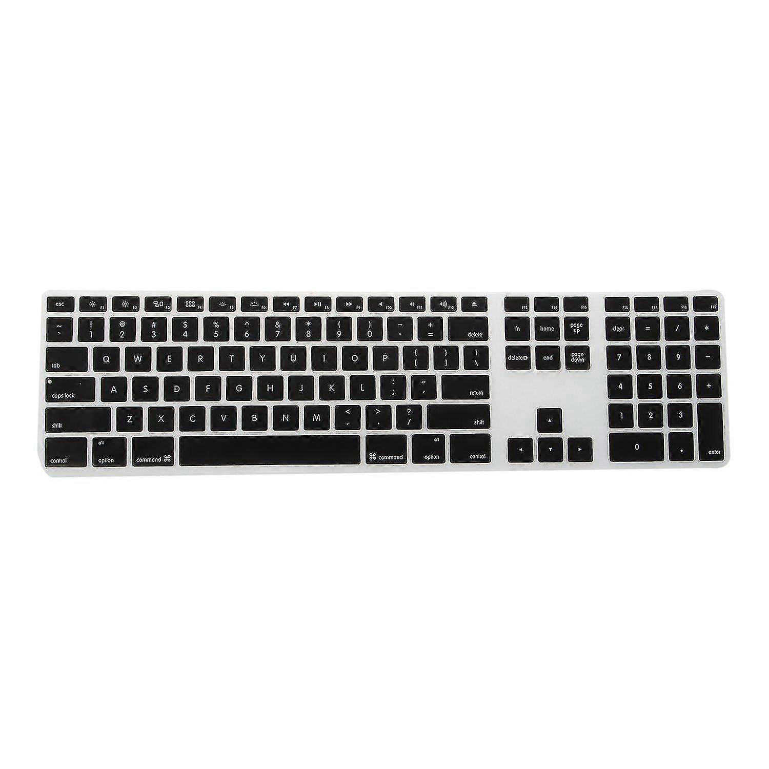 Silicone Thin Keyboard Skin Cover Protector With Numeric Keypad For Transparent (haoyi