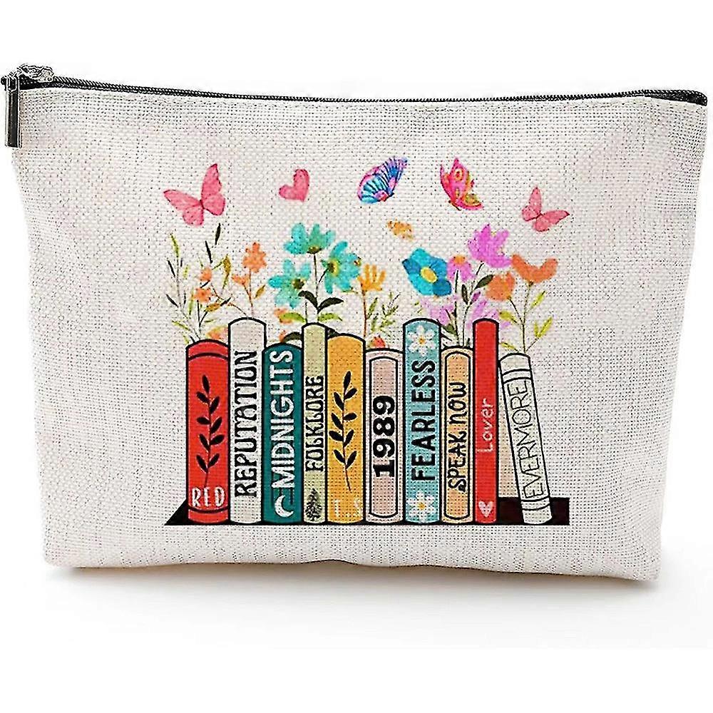 Taylor Swift The Eras Tour Make-up taske, bærbar rejsemakeuptaske, hudpleje toiletartikler kosmetiktaske med lynlås, ts swiftie fans gave merchandis-NMAOV