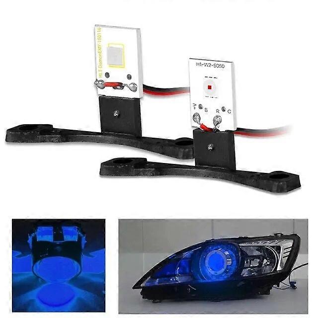 LED Devil Eye For 2.5inch 3inch Bi-xenon Projector Lens 12V Daytime Running Headlight Demon Eyes Light Car Styling Retrofit Part