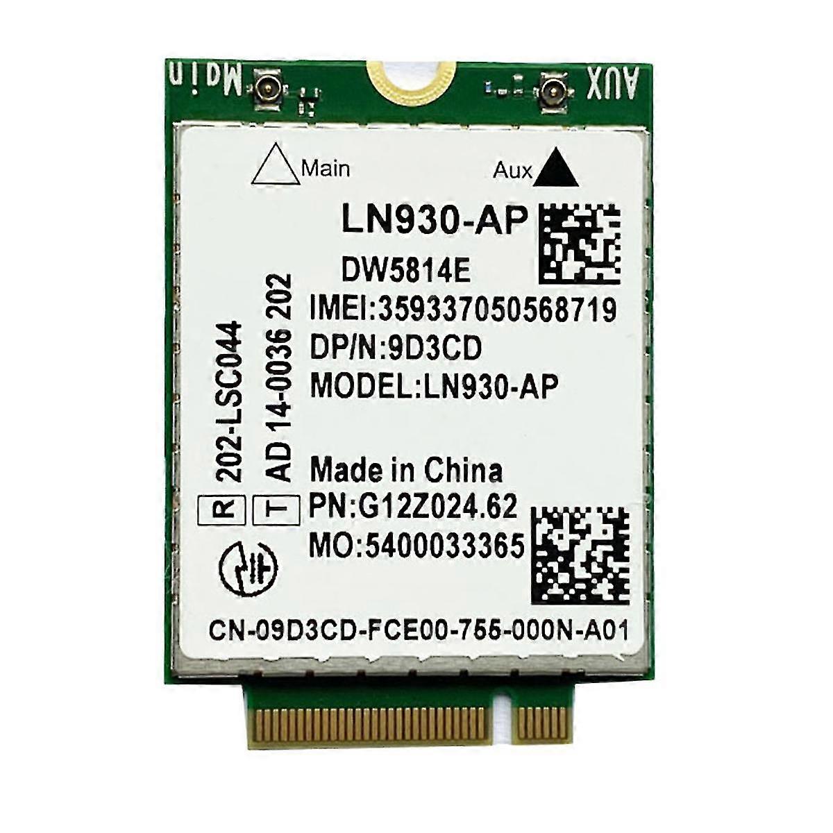 DW5814E for Telit LN930-AP WiFi Card WWAN FDD-LTE NGFF 4G Module for Laptops 5285 5480 5580 7480