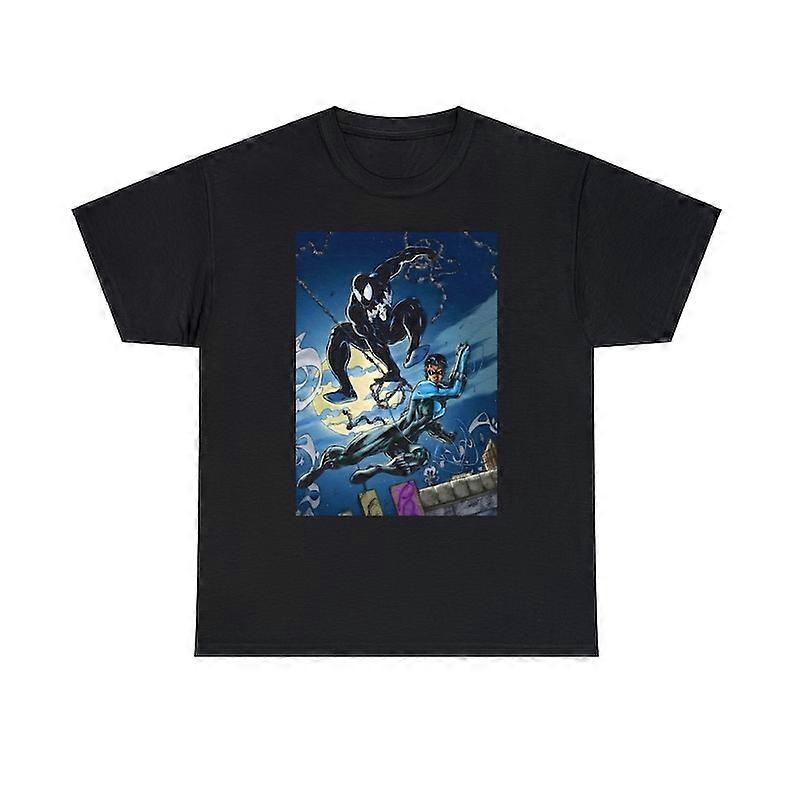 Nightwing Symbiote Spider-Man Black Suit Unisex Tee-Drr35