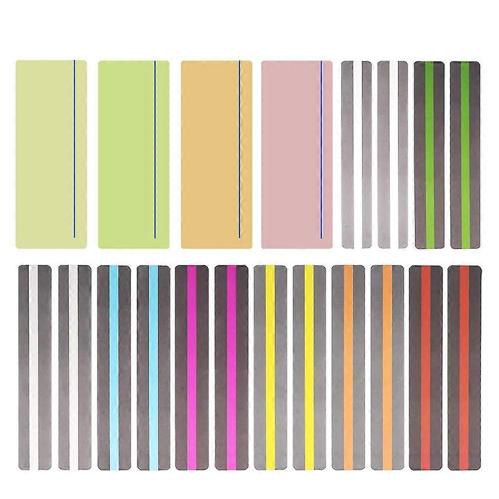 20 Pack Reading Guide Strips Colored Overlay Highlight Bookmarks Reading Rulers for Childr