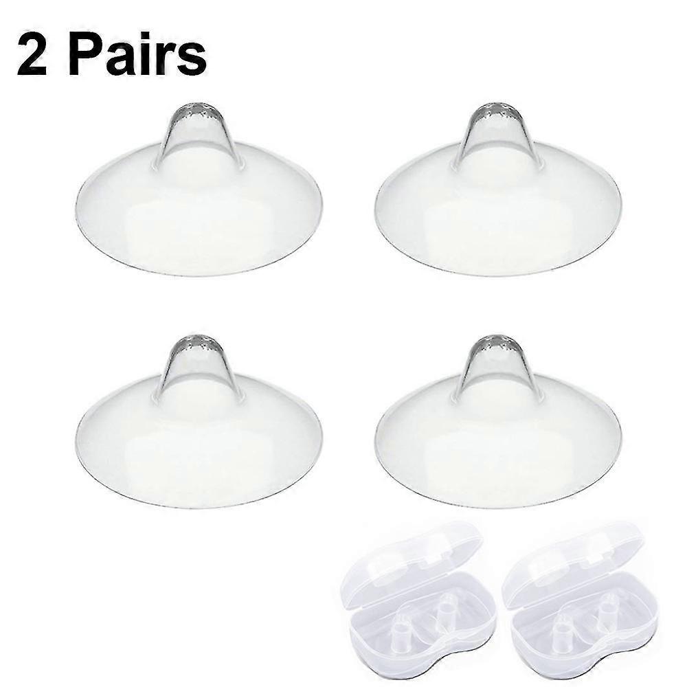 2 Pairs Contact Nipple Shield, Nippleshield For Breastfeeding