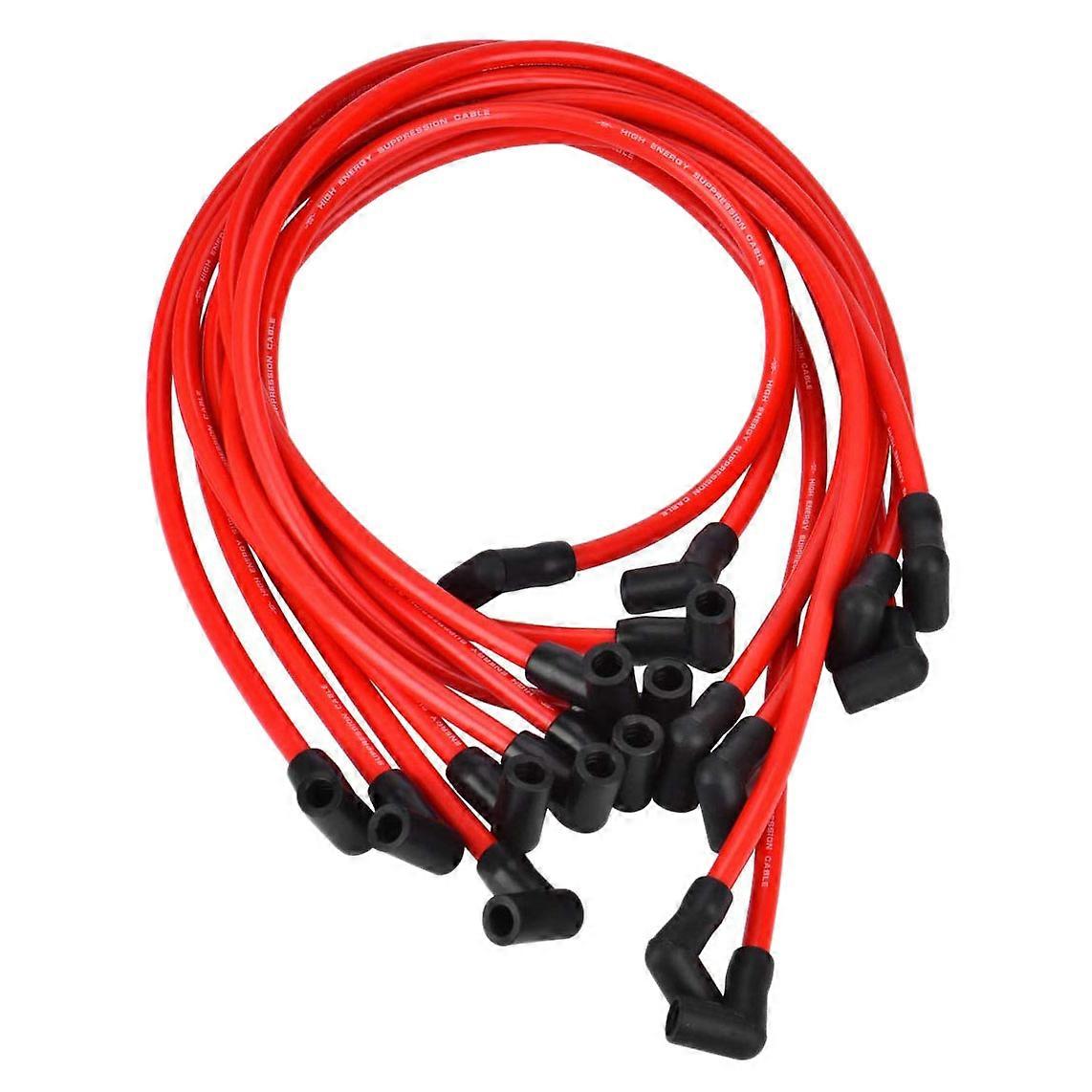 10.5 MM Spark Plug Wire Set, SP10-390-1010 High Performance Ignition Wire for AM General HEI BBC 35