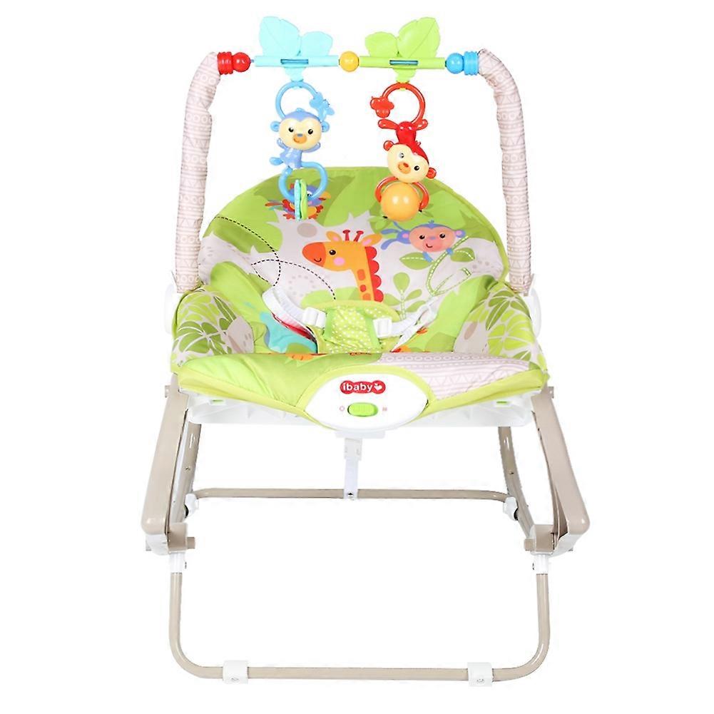 Detachable Soft Baby Rocking Chair Cradle With Two Toys
