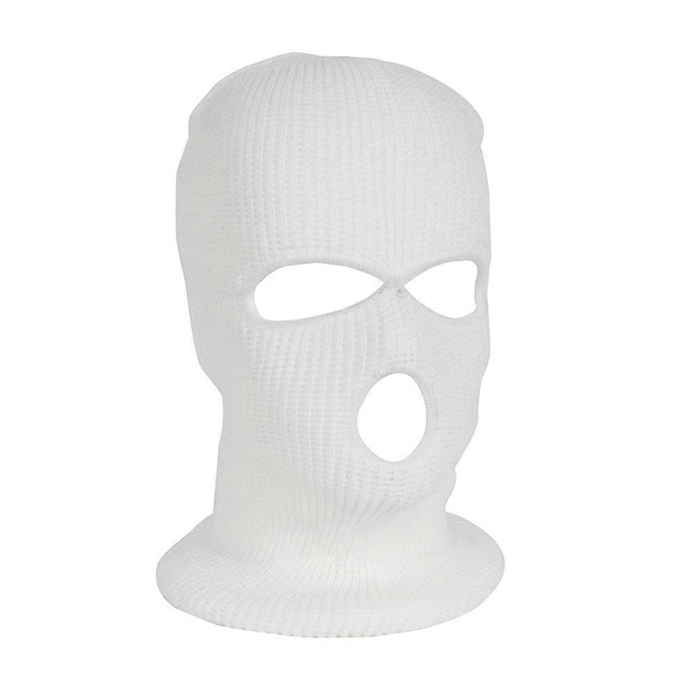 Balaclava 3 Delikli Yüz Maskesi Kapak Kadın Erkek Unisex Kış Sıcak Kayak Örme Şapka