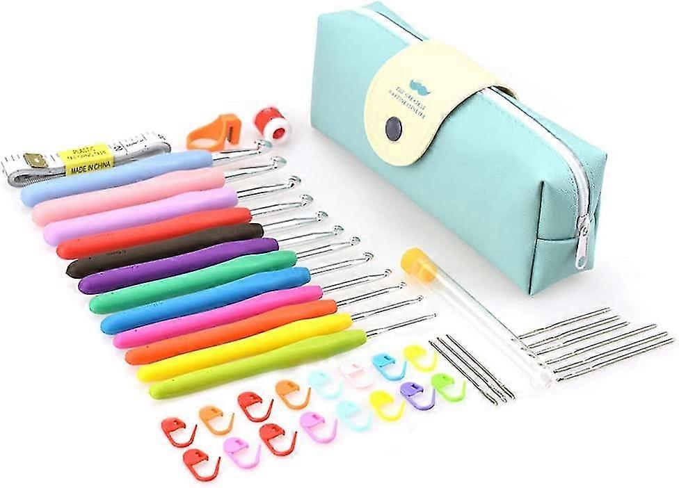 41pc Crochet Hooks Set,knitting Accessories Tools With Case,aluminum Knitting