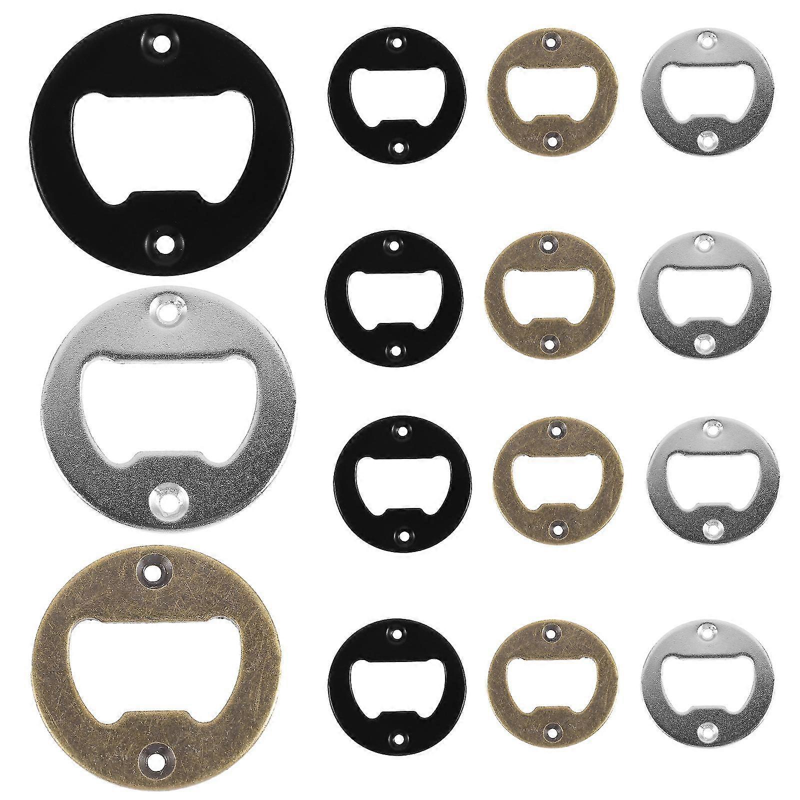 1 Set Bottle Opener Insert Kit Diy Bottle Opener Supplies Resin Bottle Opener Diy Parts With Screws And Screwdriver