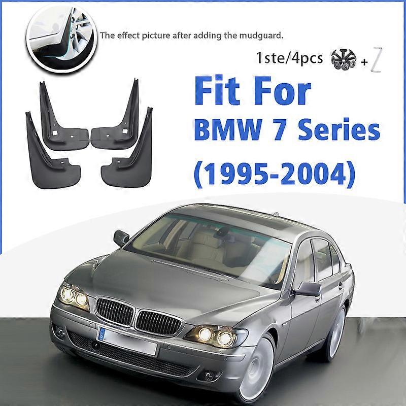 Excellent Mudguard For BMW 7 Series 1995-2004 Front Rear 4pcs Mudflaps Mudguards Accessories Auto Styline Splash Guard Fender 2003 2002
