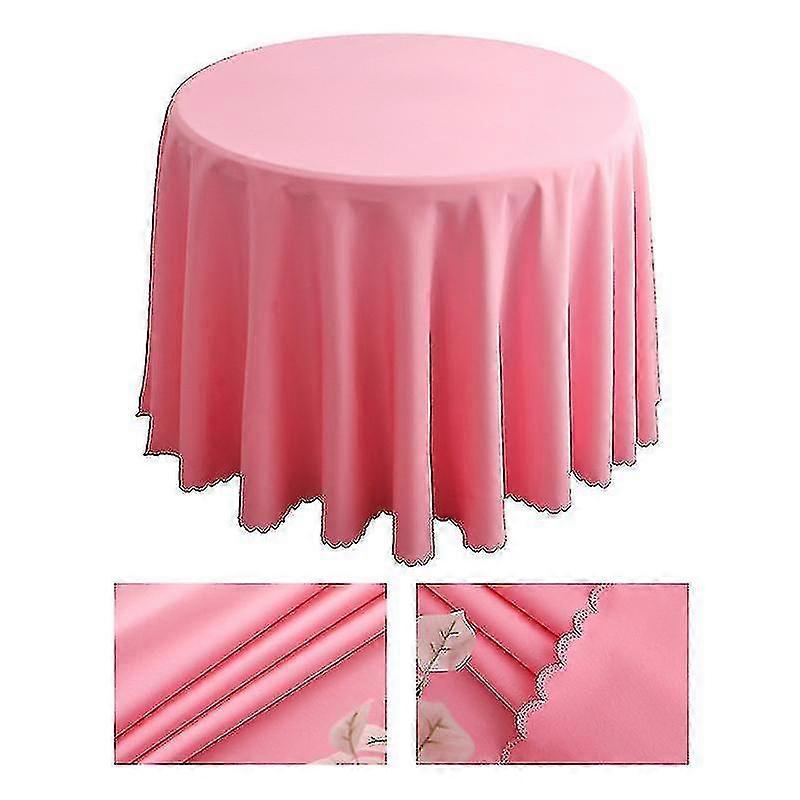 Toalhas de mesa de microfibra à prova d'água, toalhas de mesa redondas para acabamento interno e externo, tecido HK