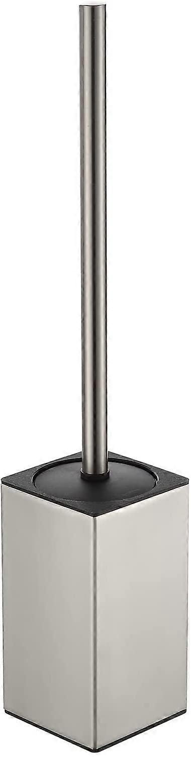 Portascopino in acciaio inox 304 in piedi in nichel spazzolato quadrato spazzolato per la conservazione e l'organizzazione del bagno