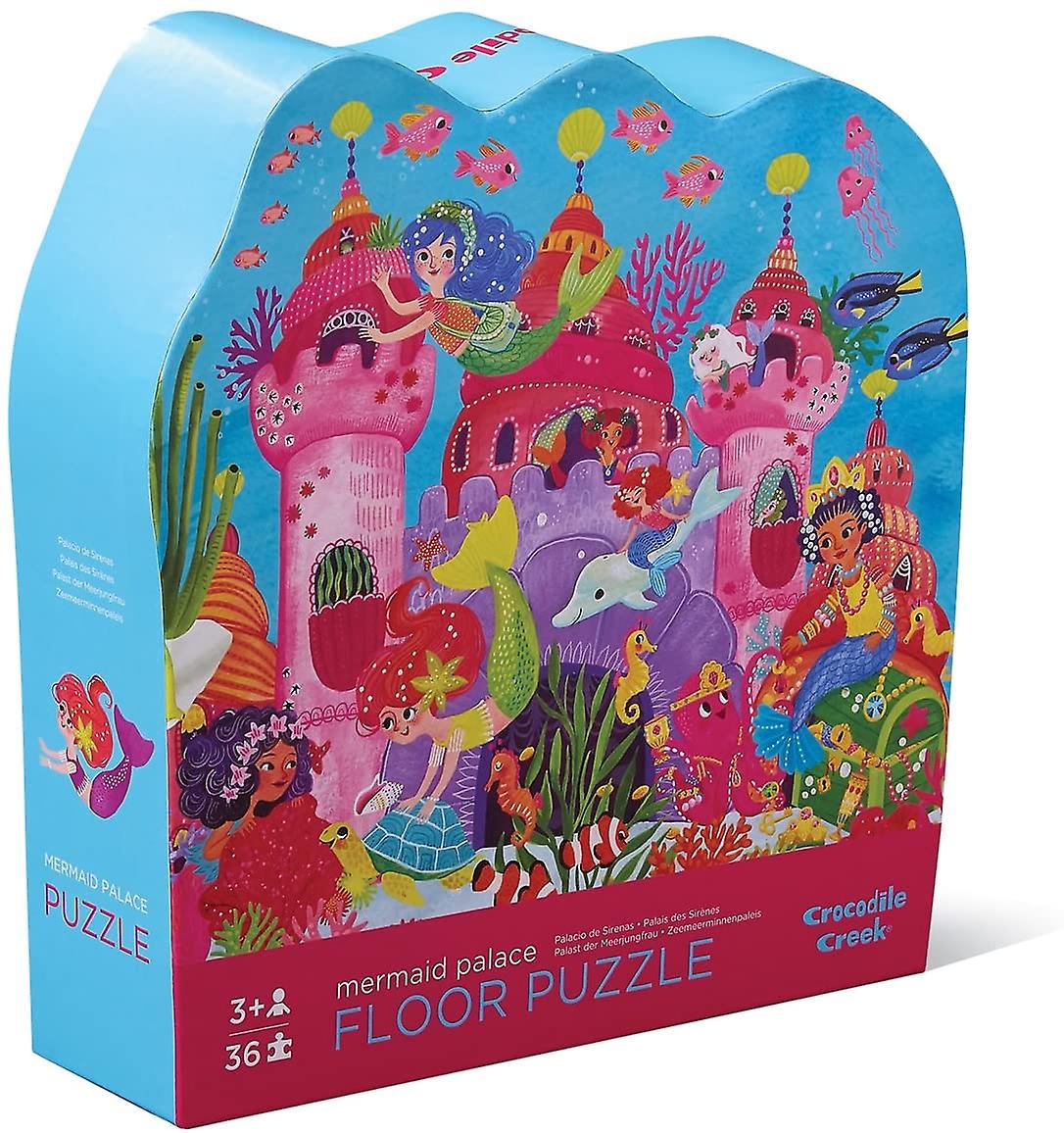Crocodile Creek - Mermaid Palace 36pc Puzzle