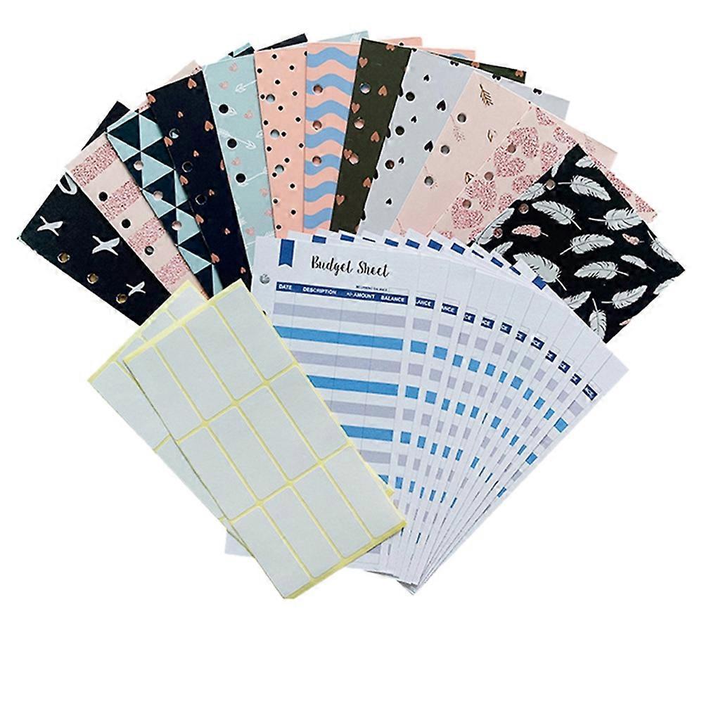 12 Packs Budget Envelopes Laminated Cash Envelope for Budgeting and Saving Money Waterproof Finance
