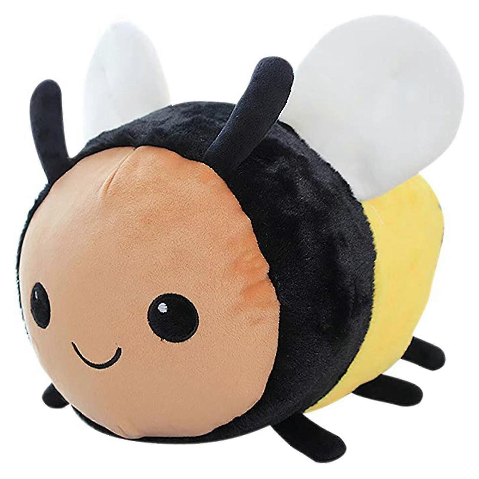 Fuzzy Stuffed Doll Animal Handmade Smile Face Soft Plush Toys Hugging Pillow A
