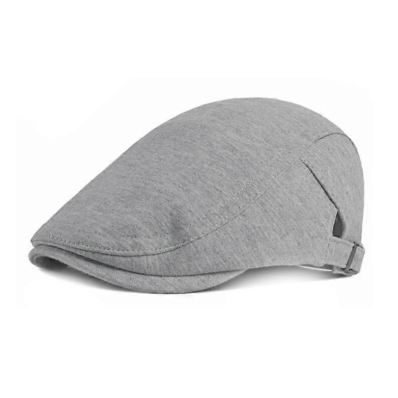 MIMIGO Men's Cotton Flat Ivy Gatsby Newsboy Driving Hat Cap for Spring and Autumn Adjustable Size Multi Colors