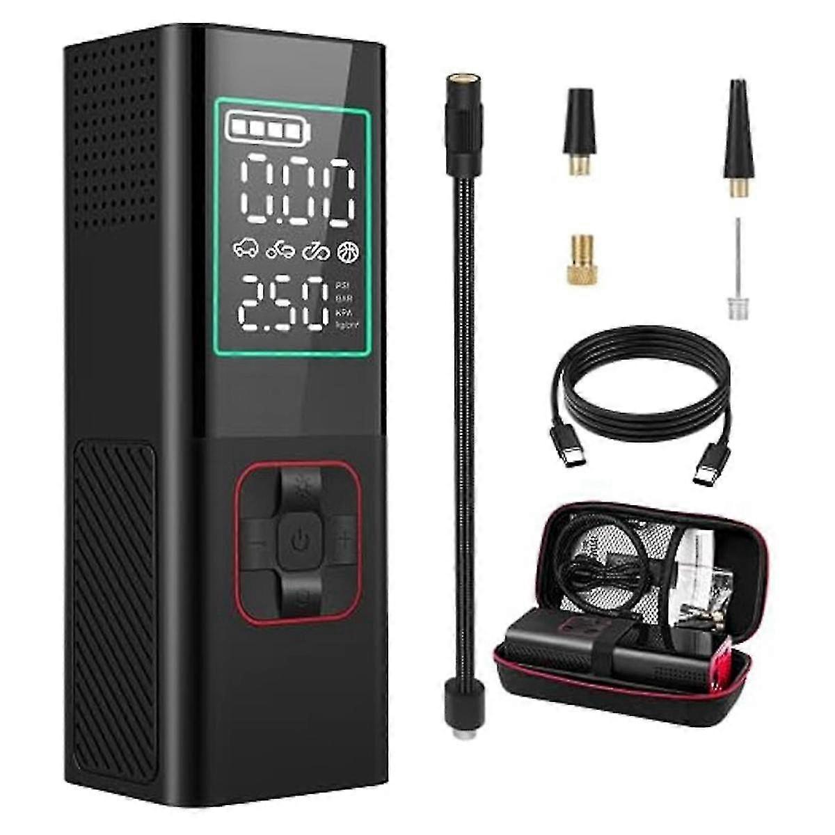 Tire Inflator Portable Air Compressor-160psi For Car,air Compressor Tire Inflator For Car Tires,balls,inflatables