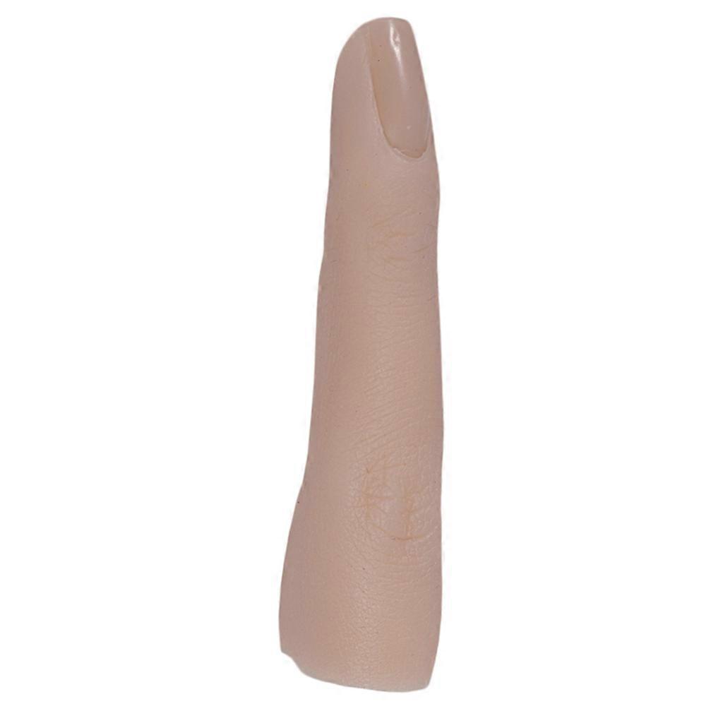 Fake Training Practice Art Tips False Fingers Model - Wheat